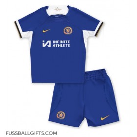Chelsea Fußballbekleidung Heimtrikot Kinder 2023-24 Kurzarm (+ kurze hosen)